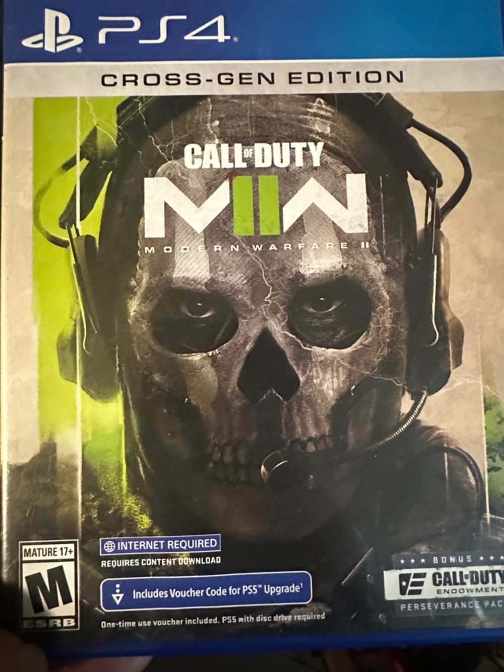 Sony PS4 Call of Duty: Modern Warfare II - Black & Green Accents